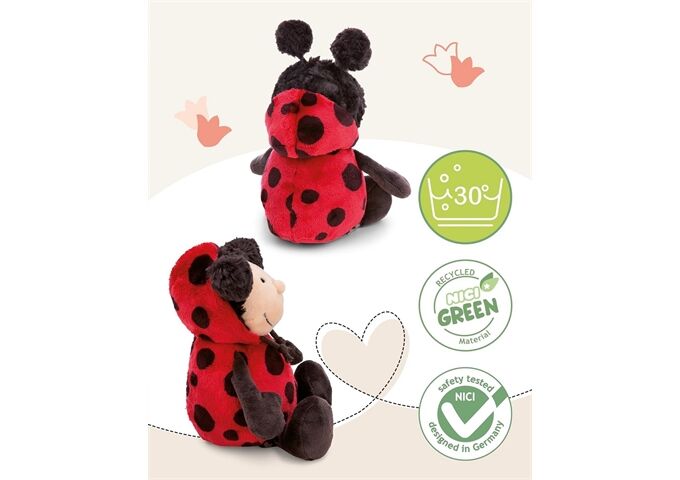 Nici Kuscheltier Marienkäfer Dotti-Lotti 18cm schlenke