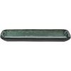 BITZ Servierplatte rechteckig 38 x 14 cm Schwarz/Grün