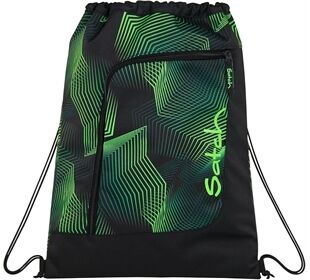 Satch Seismic Green Sportbeutel schwarz