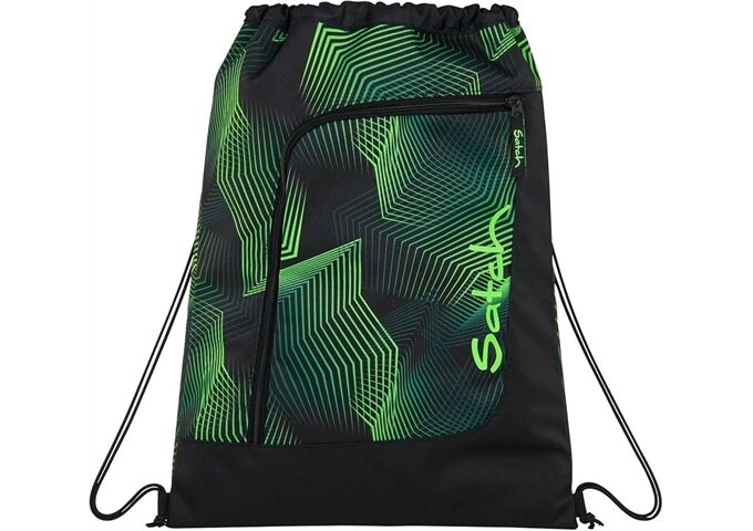 Satch Seismic Green Sportbeutel schwarz
