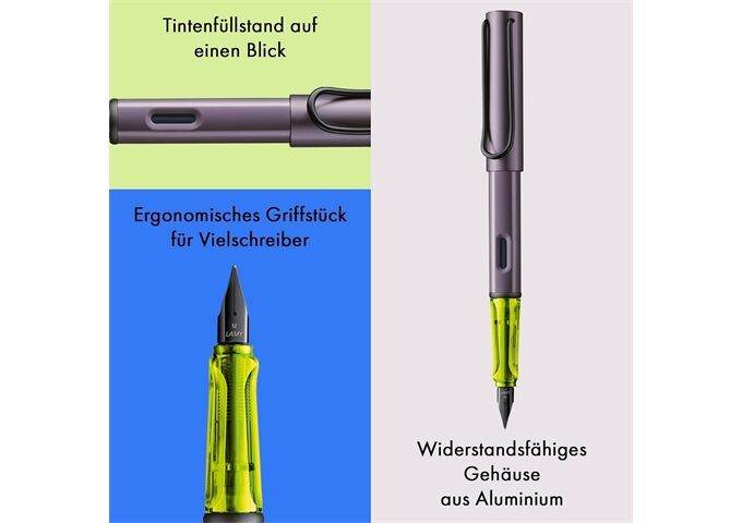 Lamy 0A6 FH AL-star aubergine M T10