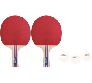 New Sports NSP TT Set,2 Schläger,3 Bälle i.Tas