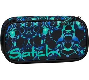 Satch Caleido Blue Schlamperbox schwarz
