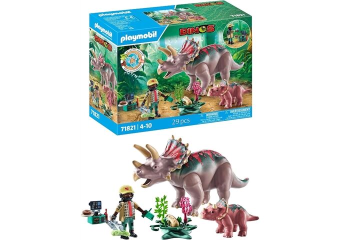 Playmobil Triceratops Mit Jungtier