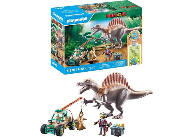 Playmobil Spinosaurus-Angriff Auf Dino-Ausgrabung