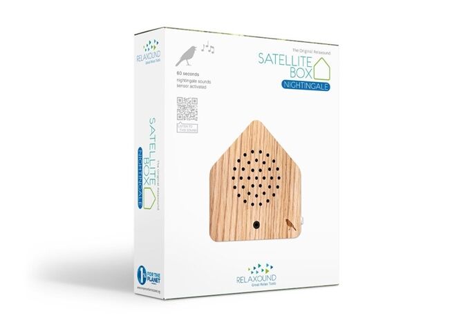 Zwitscherbox Satellitebox Nightingale Wood/Nachtigall