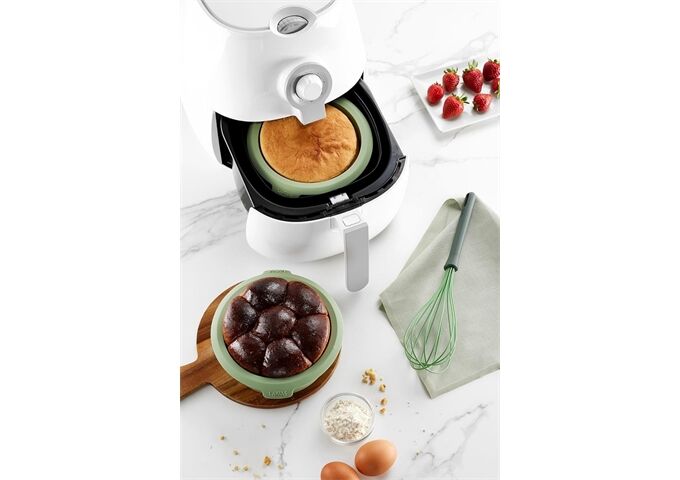 LEKUE LEKUE Silikonform für Airfryer Ø15cm grün