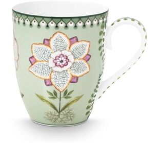 Pip Studio Mug Large Lily&Lotus Light Green 350ml