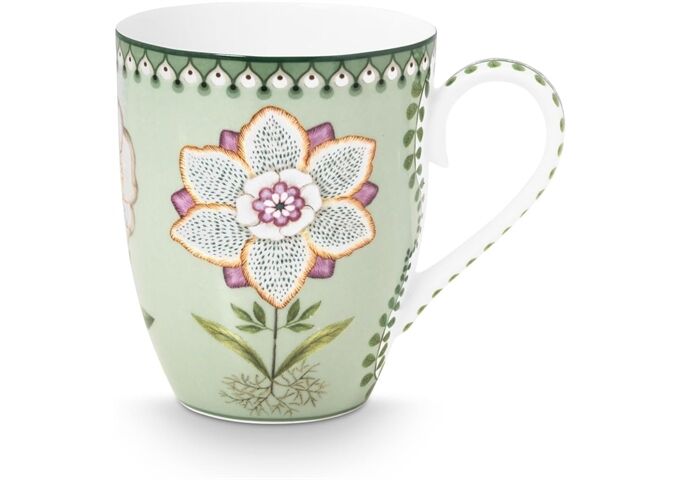 Pip Studio Mug Large Lily&Lotus Light Green 350ml