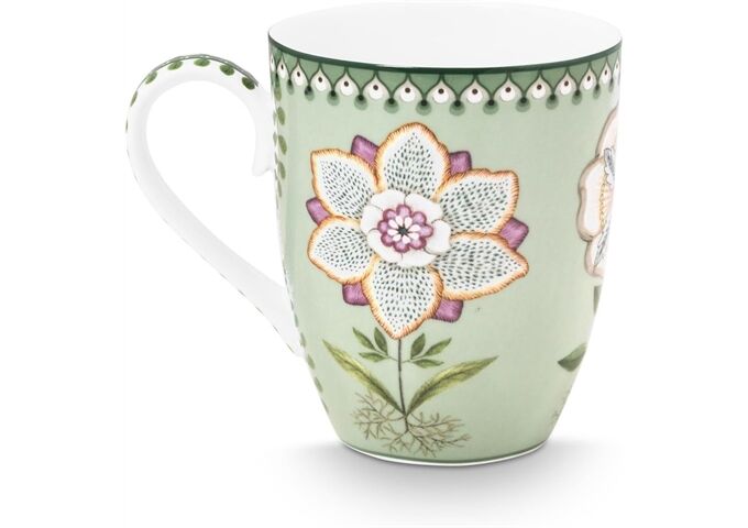 Pip Studio Mug Large Lily&Lotus Light Green 350ml