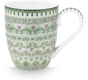 Pip Studio Mug XL Lily&Lotus Moon Delight Light Green 450ml