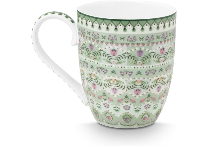 Pip Studio Mug XL Lily&Lotus Moon Delight Light Green 450ml