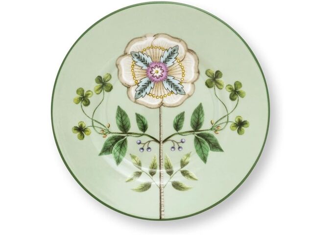 Pip Studio Petit Four Lily&Lotus Light Green 12cm