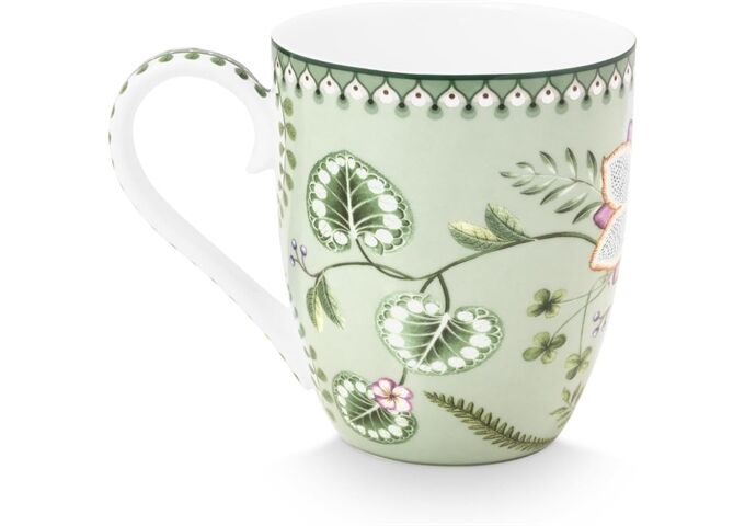 Pip Studio Mug XL Lily&Lotus Light Green 450ml