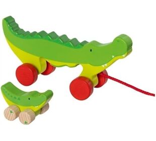 Goki Ziehtier Krokodile Cosmo & Croki