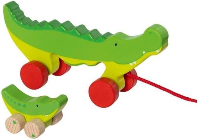 Goki Ziehtier Krokodile Cosmo & Croki