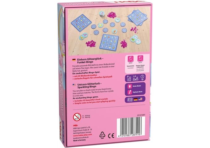 Haba Einhorn Glitzerglück - Funkel-BingoDe