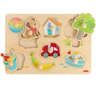 Haba Greifp. Erste Wört, (De/E/F/Nl/It/Es)