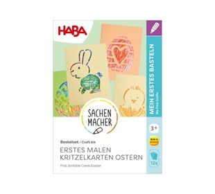 Haba Bastelset - Erstes Malen Kritzelkarten O