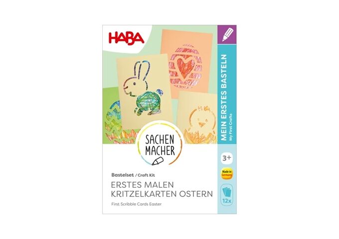 Haba Bastelset - Erstes Malen Kritzelkarten O