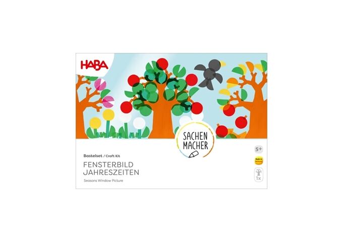 Haba Bastelset - Fensterbild Jahreszeiten