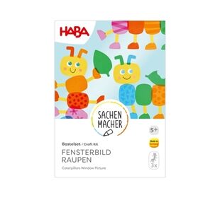 Haba Bastelset - Fensterbild Raupen