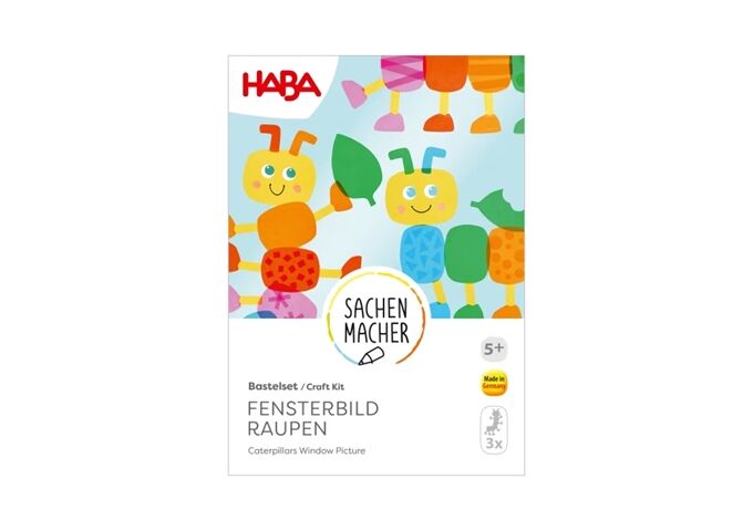 Haba Bastelset - Fensterbild Raupen