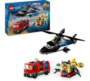 LEGO® City Kombinationsset mit Hubschraub