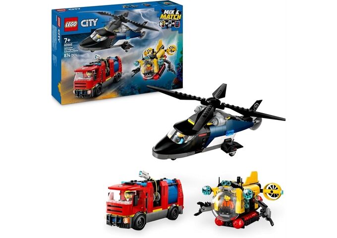 LEGO® City Kombinationsset mit Hubschraub