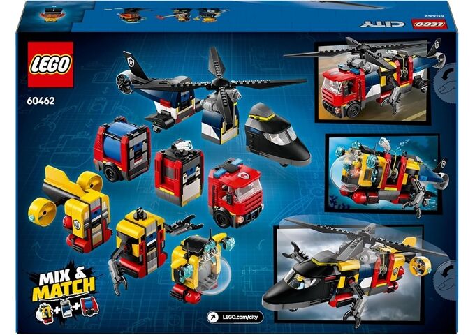 LEGO® City Kombinationsset mit Hubschraub