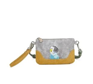Hi-di-hi Melodie Phonebag grey ocher