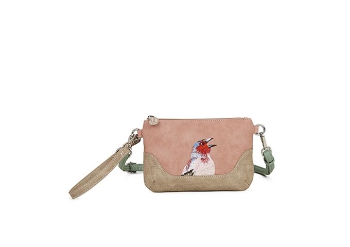 Hi-di-hi Melodie Phonebag pink beige