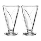 Leonardo Eisbecher aus Glas CONO 360 ml 2er-Set