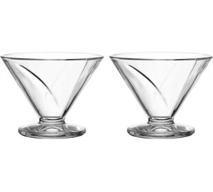 Leonardo Eisschale aus Glas CONO 270 ml 2er-Set