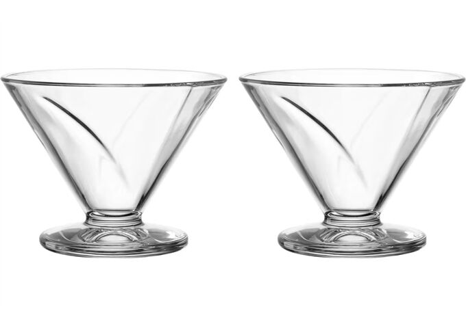 Leonardo Eisschale aus Glas CONO 270 ml 2er-Set