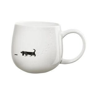 ASA magu footprints henkelbecher dog