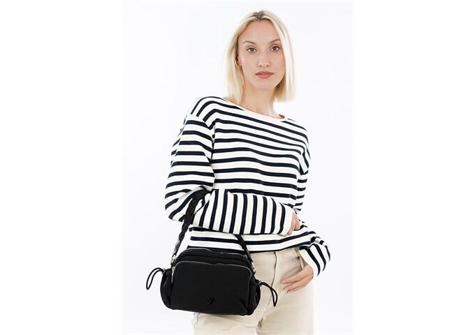 Suri Frey SFY Abby Handtasche Reißverschluss klein schwarz