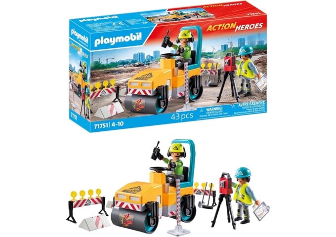Playmobil Straßenbaustelle