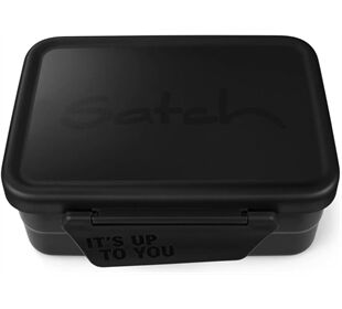 Satch Edelstahl Brotdose Black schwarz