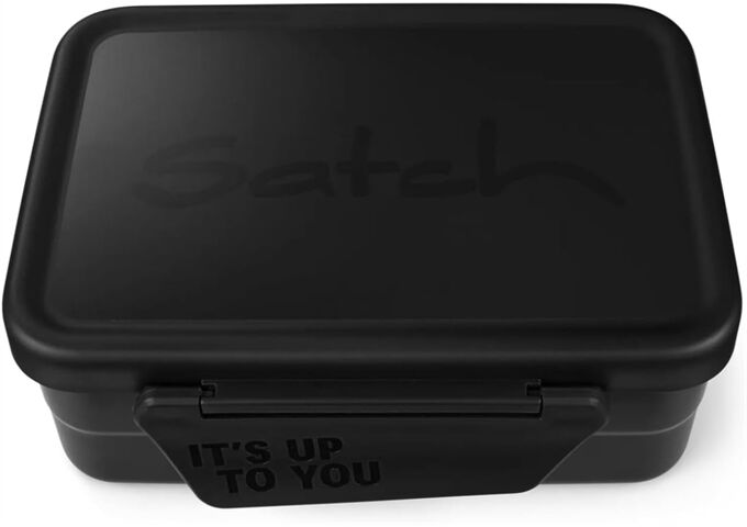 Satch Edelstahl Brotdose Black schwarz