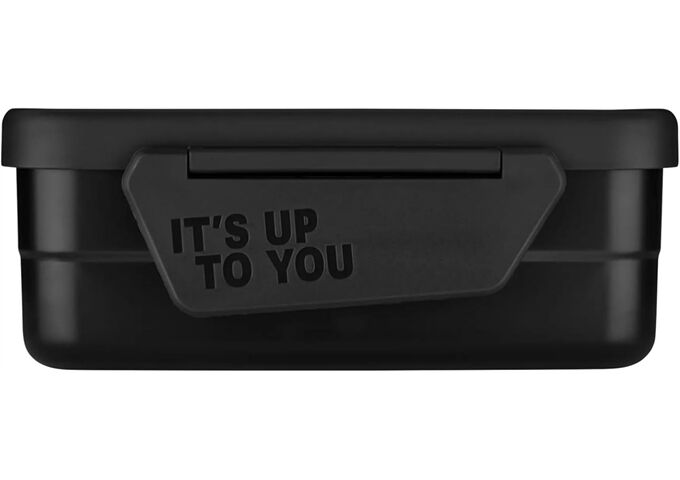 Satch Edelstahl Brotdose Black schwarz