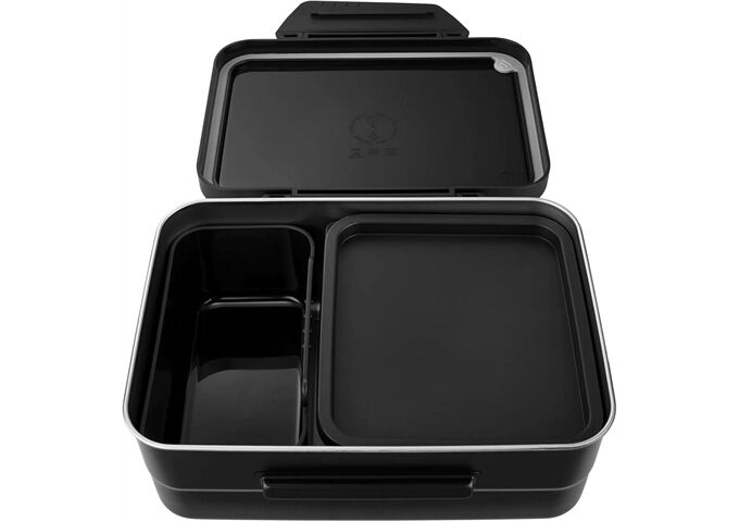 Satch Edelstahl Brotdose Black schwarz