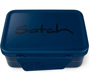 Satch Edelstahl Brotdose Blue blau
