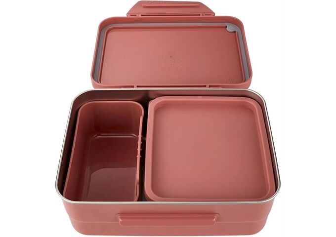 Satch Edelstahl Brotdose Nordic Coral korall