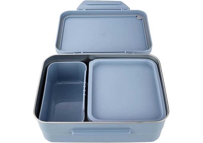 Satch Edelstahl Brotdose Nordic Light Blue hellblau