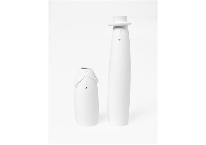 Räder Familienbande Vasen Set Opa +Oma D.5cm H.24cm