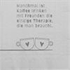 Räder Serviette 33x33cm, Manchmal ist Kaffee trinken...