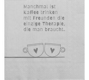 Räder Serviette 33x33cm, Manchmal ist Kaffee trinken...