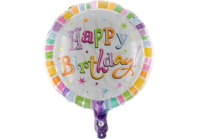 Vedes Happy Birthday Folienballon bunt