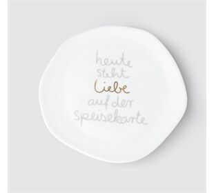 Räder Kleiner Teller Heute steht Liebe auf D.14cm